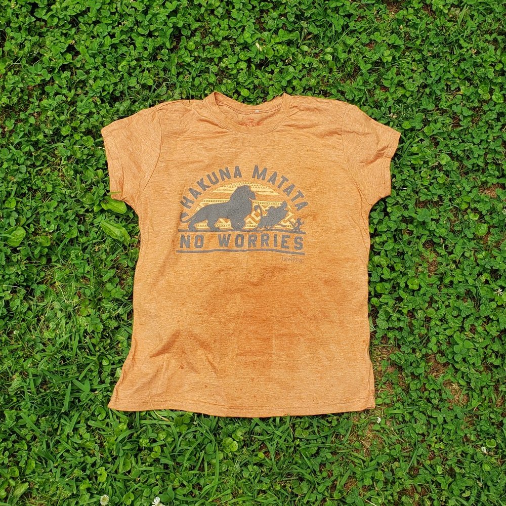 Lion King Orange T-Shirt Hakuna Matata Graphic Tee